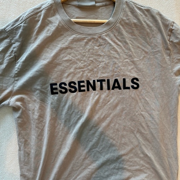 Fear of God Essentials Brown Short Sleeve Tee - Picture 2 of 10